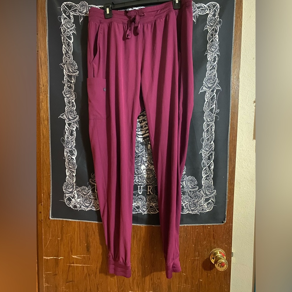 ScrubJoy Maroon Scrub Pants